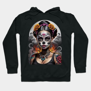 Catrina Dia De Los Muertos Hoodie